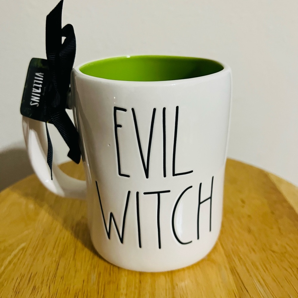 NWT Disney Rae Dunn EVIL WITCH mug